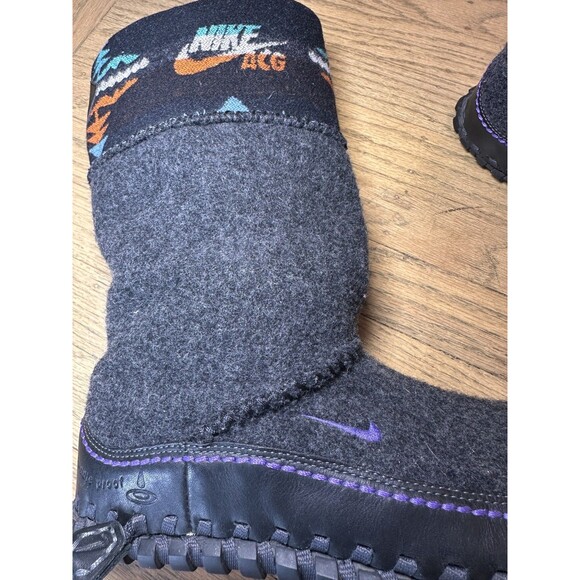 Nike ACG × Pendleton Collaboration Wool Boots 334086 US Size 9 Rare 2008 - Picture 6 of 8